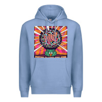 Colony Blue Best Pigeons Playing Ping Pong Music Premium Hoodie - artisFamous