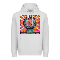 Dove Grey Best Pigeons Playing Ping Pong Music Premium Hoodie - artisFamous