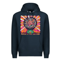 Navy Best Pigeons Playing Ping Pong Music Premium Hoodie - artisFamous