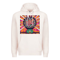 Pale Pink Best Pigeons Playing Ping Pong Music Premium Hoodie - artisFamous