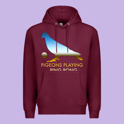 Best Pigeons Playing Ping Pong Music Premium Hoodie Designed By Artisfamous