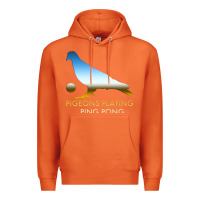 Carrot Best Pigeons Playing Ping Pong Music Premium Hoodie - artisFamous