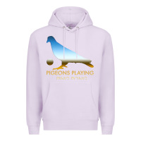 Lilac Best Pigeons Playing Ping Pong Music Premium Hoodie - artisFamous