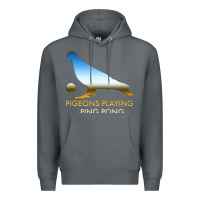 Rock Best Pigeons Playing Ping Pong Music Premium Hoodie - artisFamous