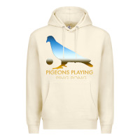 Sandshell Best Pigeons Playing Ping Pong Music Premium Hoodie - artisFamous