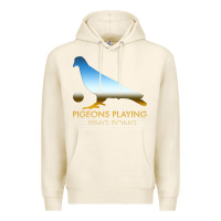 Tofu Best Pigeons Playing Ping Pong Music Premium Hoodie - artisFamous