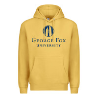 Antique Gold George Fox College Design Premium Hoodie - artisFamous