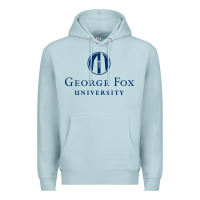Blue Mist George Fox College Design Premium Hoodie - artisFamous