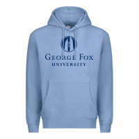 Colony Blue George Fox College Design Premium Hoodie - artisFamous