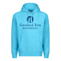 Ocean Blue George Fox College Design Premium Hoodie - artisFamous