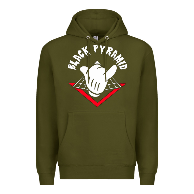 Black Pyramid Premium Hoodie by artisFamous | Teevron