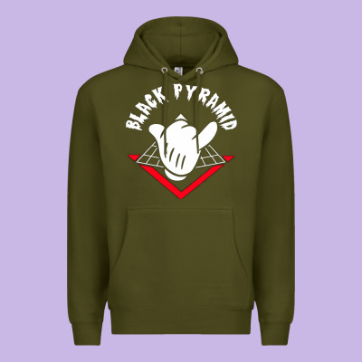 Black Pyramid Premium Hoodie Designed By Artisfamous