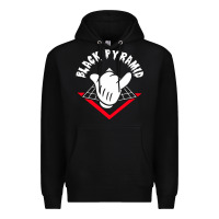 Black black pyramid Premium Hoodie - artisFamous