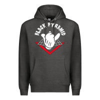 Charcoal Heather black pyramid Premium Hoodie - artisFamous