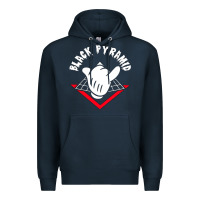 Navy black pyramid Premium Hoodie - artisFamous