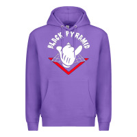 Purple black pyramid Premium Hoodie - artisFamous