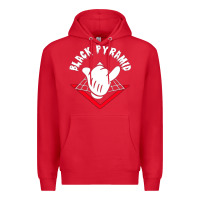 Red black pyramid Premium Hoodie - artisFamous