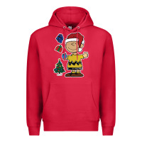 Cardinal charlie brown christmas gifts Premium Hoodie - artisFamous