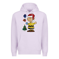 Lilac charlie brown christmas gifts Premium Hoodie - artisFamous