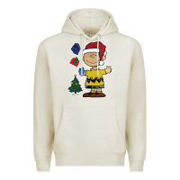 Oatmeal Heather charlie brown christmas gifts Premium Hoodie - artisFamous