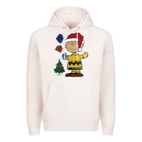 Pale Pink charlie brown christmas gifts Premium Hoodie - artisFamous