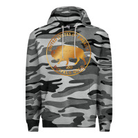 Slate Camo Buffalo Gold Native American - Bison Premium Hoodie - artisFamous