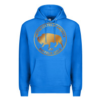 True Royal Buffalo Gold Native American - Bison Premium Hoodie - artisFamous