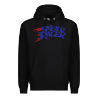 Black blue speed racer 80s   speed racer Premium Hoodie - artisFamous