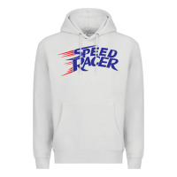 Dove Grey blue speed racer 80s   speed racer Premium Hoodie - artisFamous