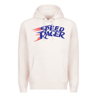 Pale Pink blue speed racer 80s   speed racer Premium Hoodie - artisFamous