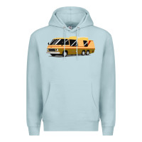 Blue Mist 1970s gmc motorhome gmc motorhome Premium Hoodie - artisFamous
