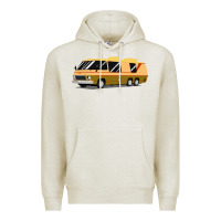 Oatmeal Heather 1970s gmc motorhome gmc motorhome Premium Hoodie - artisFamous