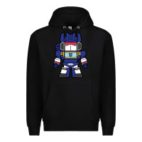 Black soundwave transformers chibi Premium Hoodie - artisFamous
