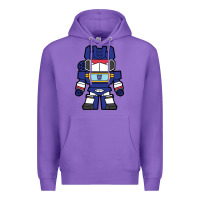 Purple soundwave transformers chibi Premium Hoodie - artisFamous