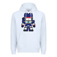 White soundwave transformers chibi Premium Hoodie - artisFamous