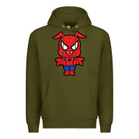 Army Green spider ham Premium Hoodie - artisFamous