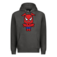 Charcoal Heather spider ham Premium Hoodie - artisFamous