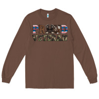 Chestnut armed forces day proud veteran Long Sleeve Tee - Artiststas