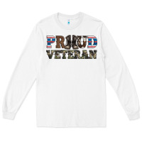 White armed forces day proud veteran Long Sleeve Tee - Artiststas