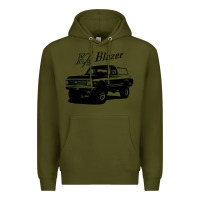 Army Green 1971 k5 blazer k5 blazer Premium Hoodie - artisFamous