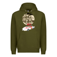 Army Green go speed racer go go!!!   speed racer Premium Hoodie - artisFamous