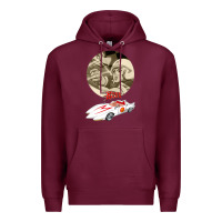 Burgundy go speed racer go go!!!   speed racer Premium Hoodie - artisFamous