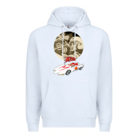 White go speed racer go go!!!   speed racer Premium Hoodie - artisFamous