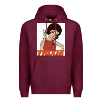 Burgundy go trixie go!   speed racer Premium Hoodie - artisFamous