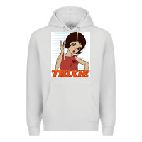 Dove Grey go trixie go!   speed racer Premium Hoodie - artisFamous