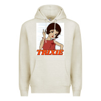 Oatmeal Heather go trixie go!   speed racer Premium Hoodie - artisFamous