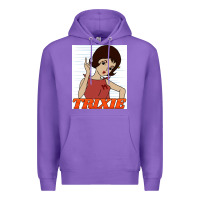 Purple go trixie go!   speed racer Premium Hoodie - artisFamous
