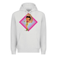 Dove Grey betty boop Premium Hoodie - artisFamous