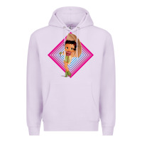 Lilac betty boop Premium Hoodie - artisFamous