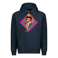 Navy betty boop Premium Hoodie - artisFamous